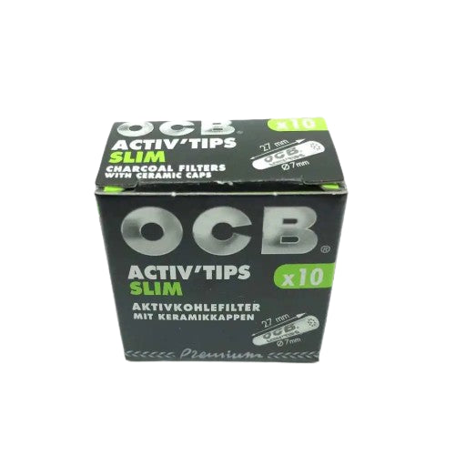 Filtres charbon actif slim x 10 - lot de 20 | OCB