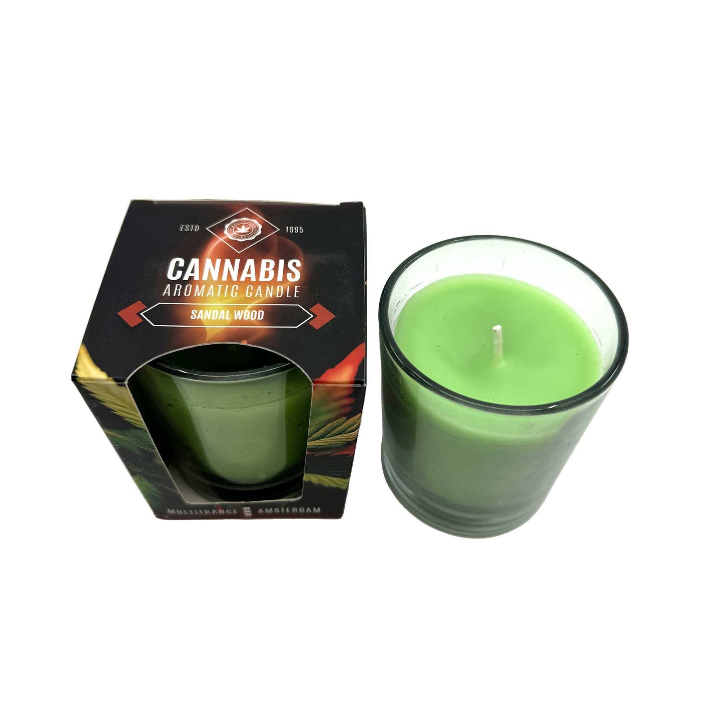Bougie parfumée au Cannabis Sandal Wood | MULTITRANCE - Le Fermier CBD®