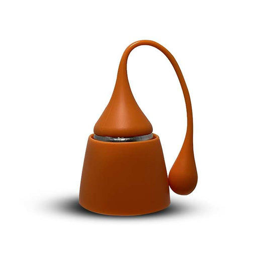 Infuseur à thé en silicone et acier inoxydable (Rose)