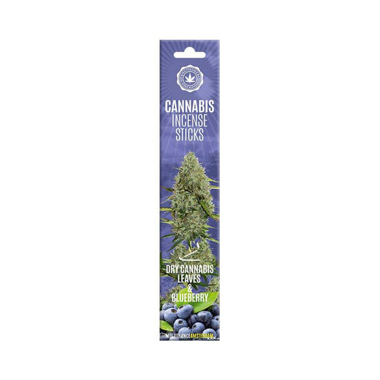 Encens Cannabis Dry Cannabis &amp; Blueberry - 15 bâtonnets