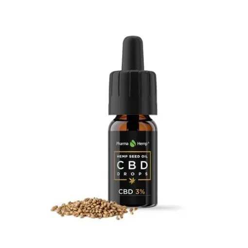 Huile CBD 3% full spectrum graines de chanvre | PHARMA HEMP - Le Fermier CBD®