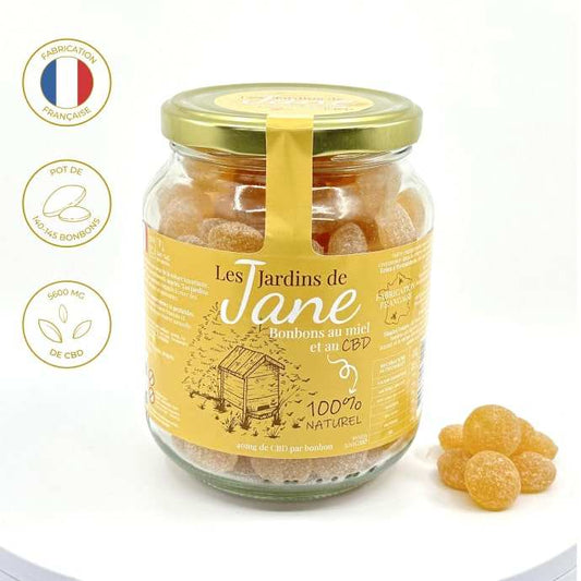 Bonbon CBD miel | LES JARDINS DE JANE - Le Fermier CBD®