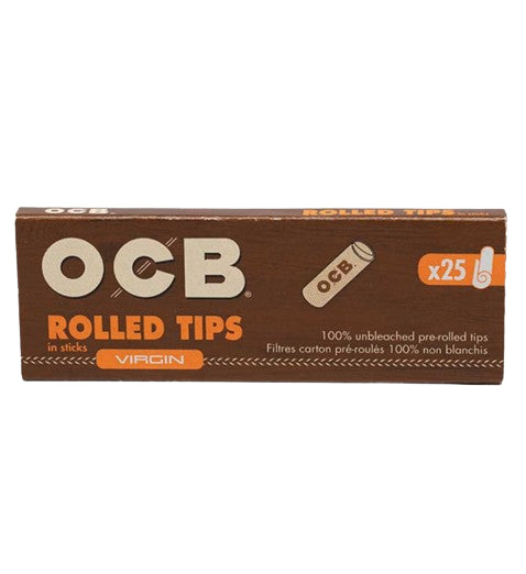 Filtres pré-roulés carton non-blanchi x 25 | OCB - Le Fermier CBD®