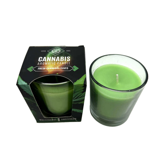 Bougie parfumée Fresh Cannabis Leaves | MULTITRANCE - Le Fermier CBD®