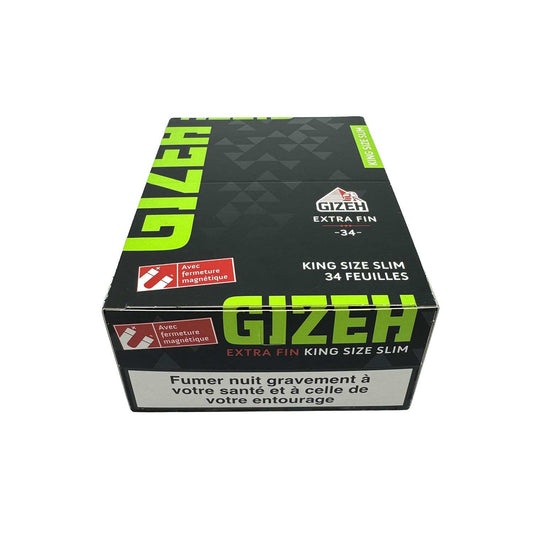 Feuilles Gizeh Extra Fin King Size Slim x 34 - lot de 50 - Le Fermier CBD®
