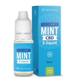 E-liquide CBD Moroccan Mint Harmony sans nicotine (100mg/300mg/600mg)