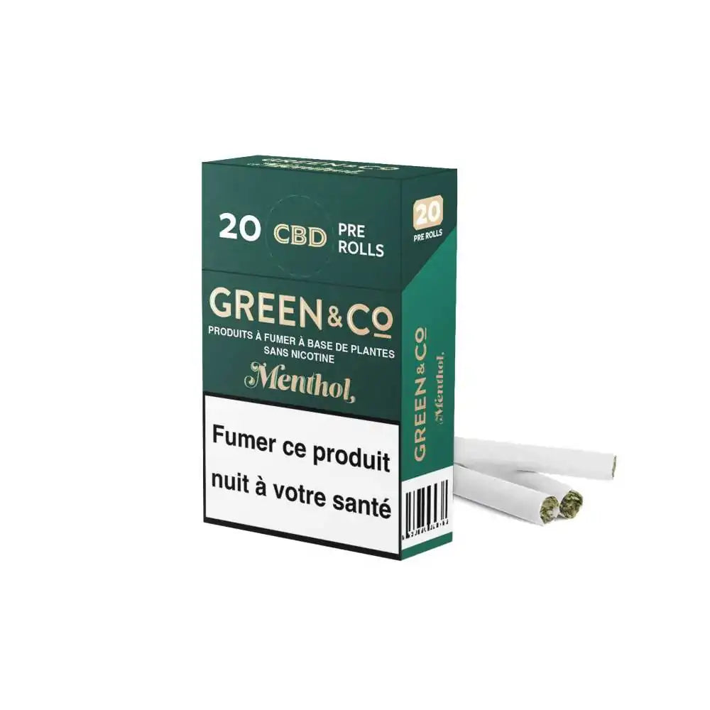 Cigarettes CBD Menthol Green&Co