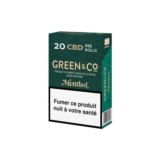 Cigarettes CBD Menthol Green&Co