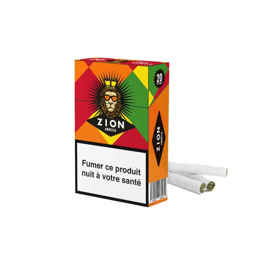 Cigarettes Chanvre Amnesia CBD ZION