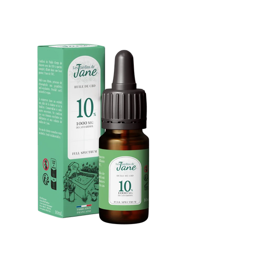 Huile CBD 10% full spectrum | LES JARDINS DE JANE