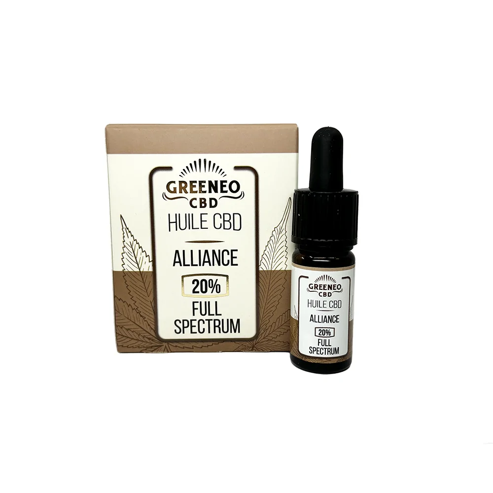 Huile CBD 20% full spectrum alliance | GREENEO