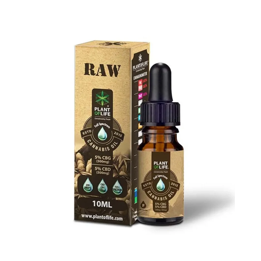 Huile CBD & CBG 10% full spectrum | PLANT OF LIFE