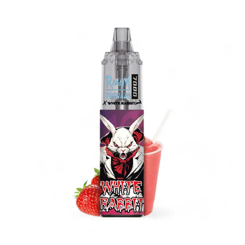 Puff Tornado 7000 White Rabbit Strawberry Slush