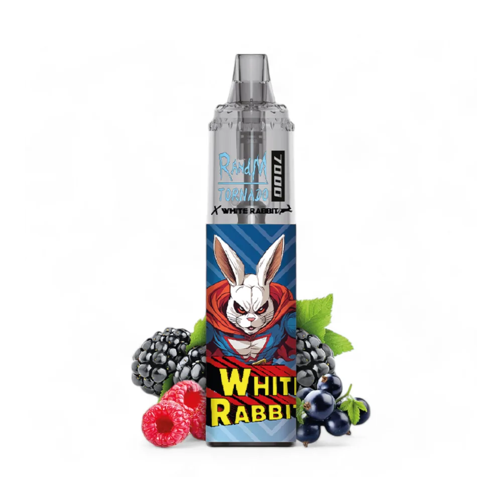 Puff White Rabbit x RandM Tornado 7000 Triple berries