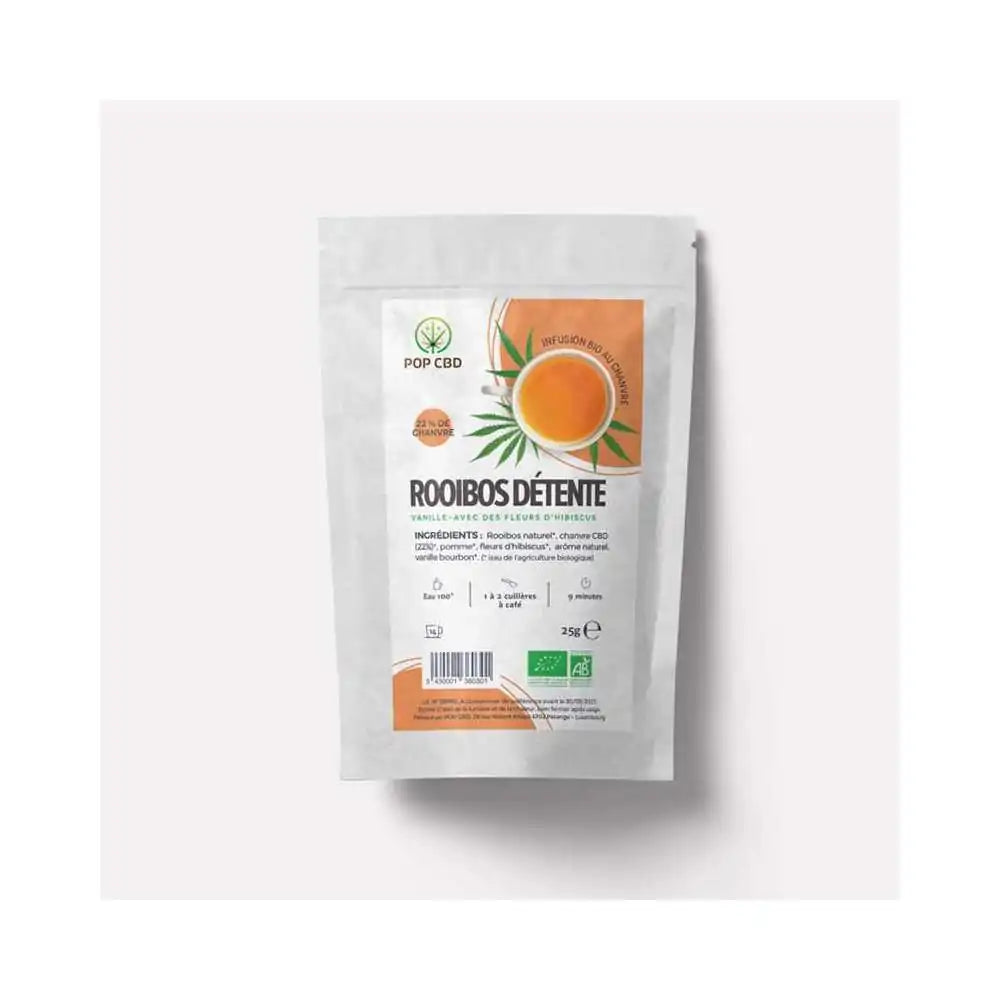 Tisane CBD bio rooibos détente | POP CBD