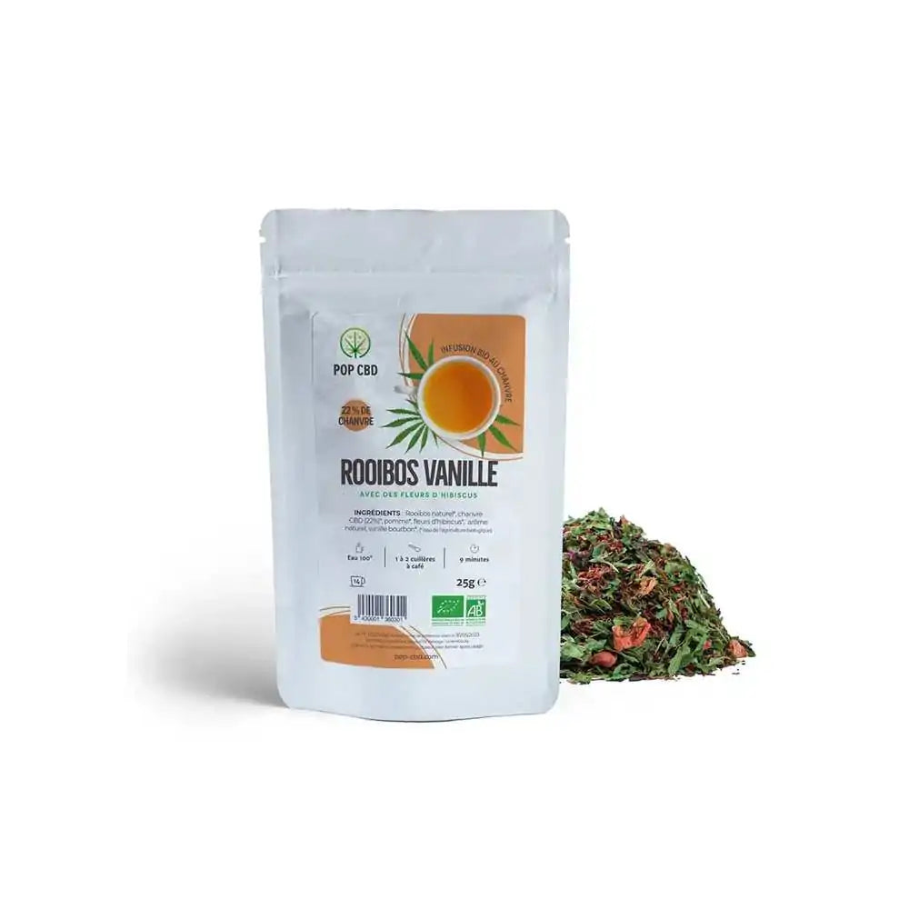 Tisane CBD bio rooibos détente | POP CBD