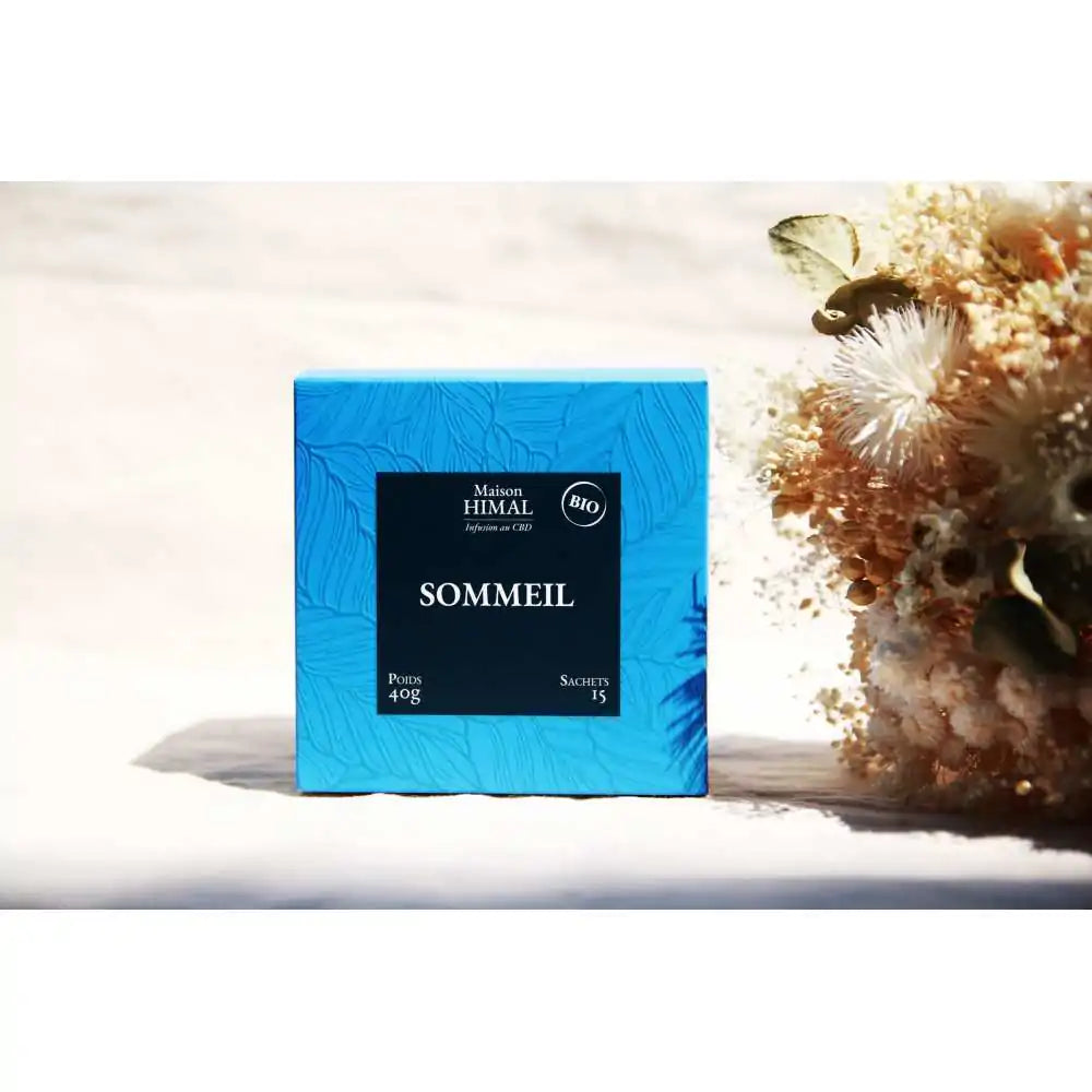 Tisane CBD bio sommeil | MAISON HIMAL