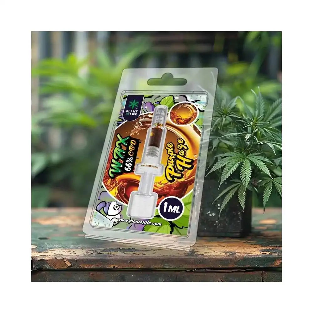 Wax Purple Haze 1ml 66% CBD | PLANT OF LIFE